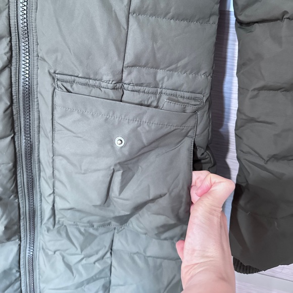 PAJAR Canada Womens Khaki Mid Length Coat With Real Fur In XS - Picture 6 of 17